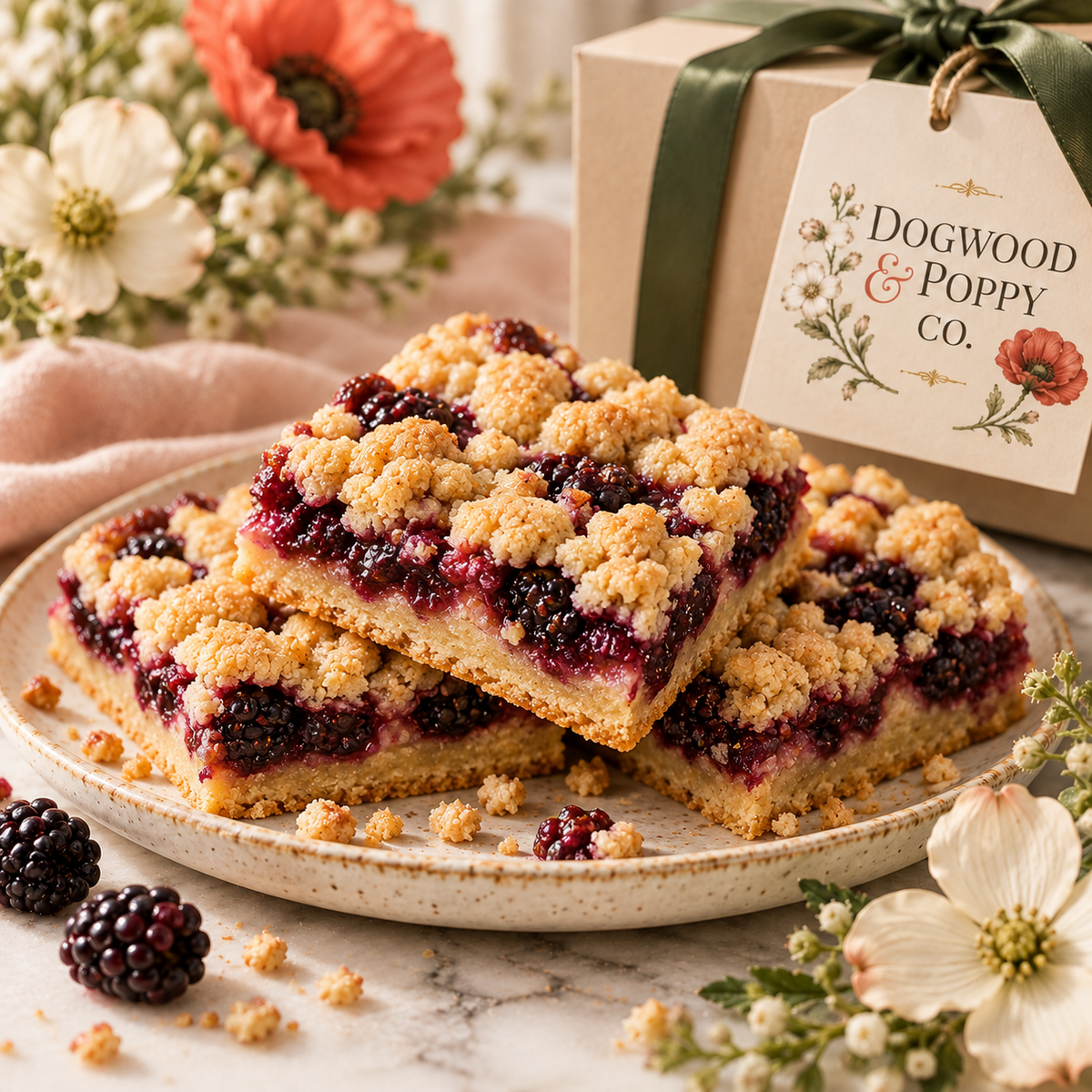 Well I Declare Blackberry Cobbler Bar