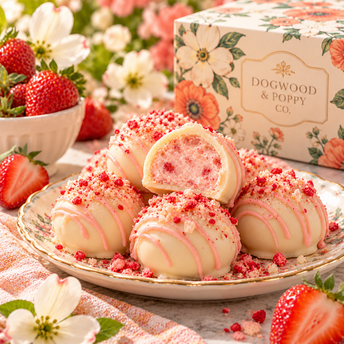 Ain’t That Precious Strawberry Cream Truffle