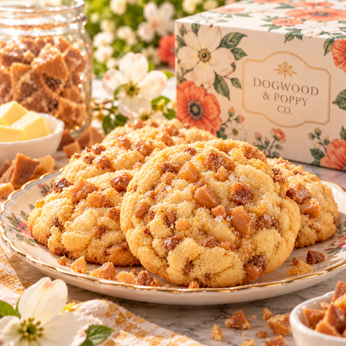 Well, Butter My Biscuit Toffee Cookie