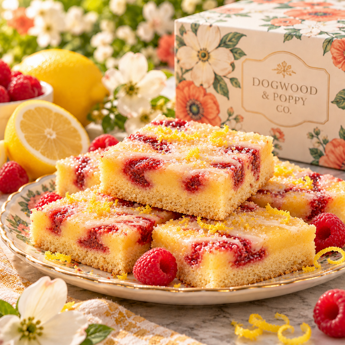 Bless Your Heart Lemon Raspberry Bar